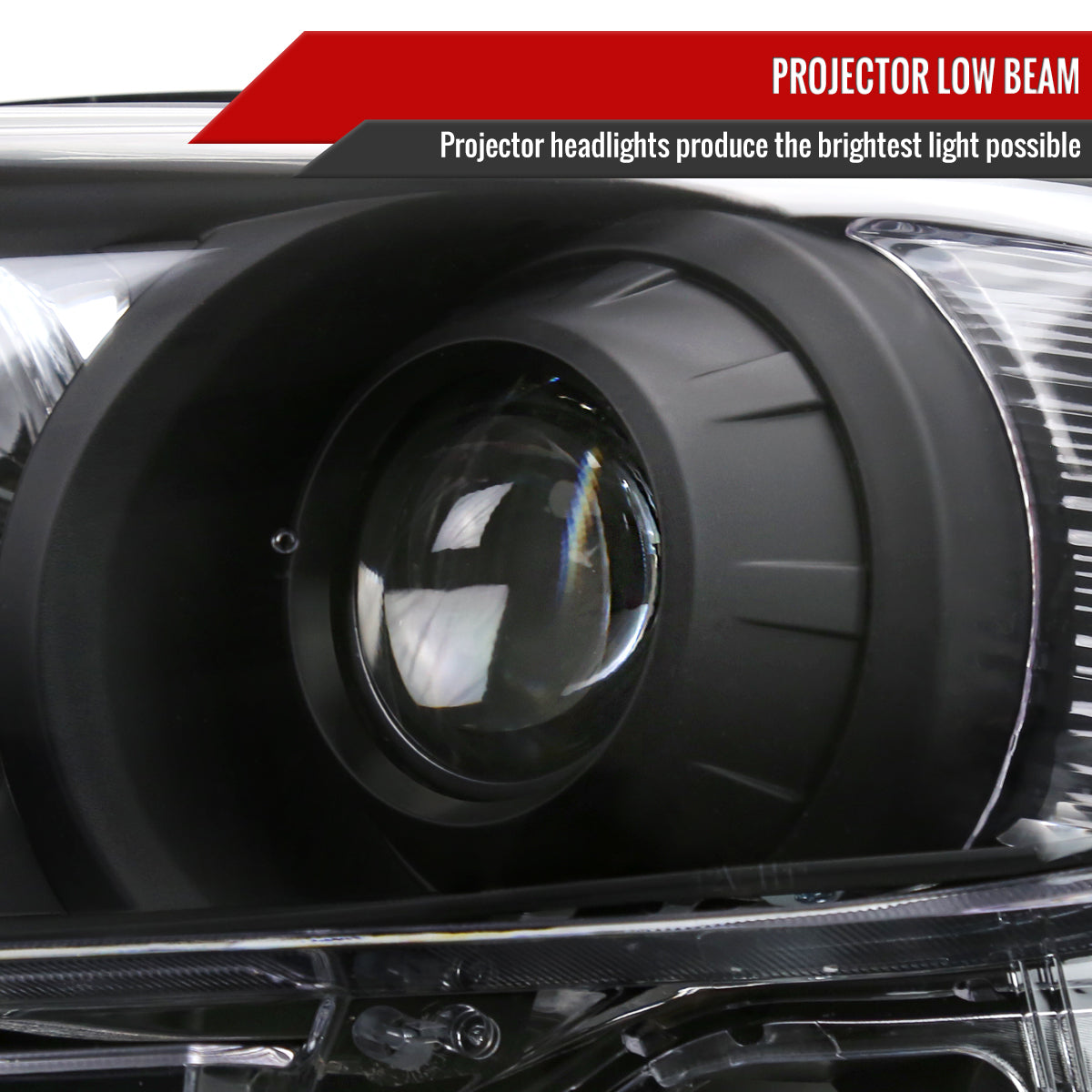 2011-2020 Toyota Sienna Projector Headlights (Matte Black Housing/Clear Lens)