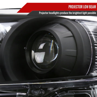 2011-2020 Toyota Sienna Projector Headlights (Matte Black Housing/Clear Lens)