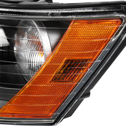 2006-2008 Hyundai Sonata Projector Style Headlights (Matte Black Housing/Clear Lens)