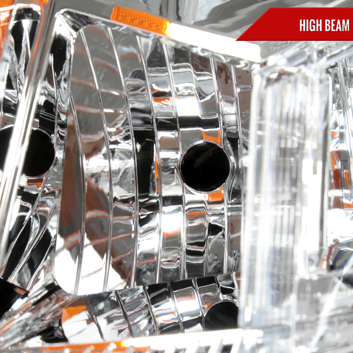 2010-2016 Cadillac SRX Projector Headlights (Chrome Housing/Clear Lens)