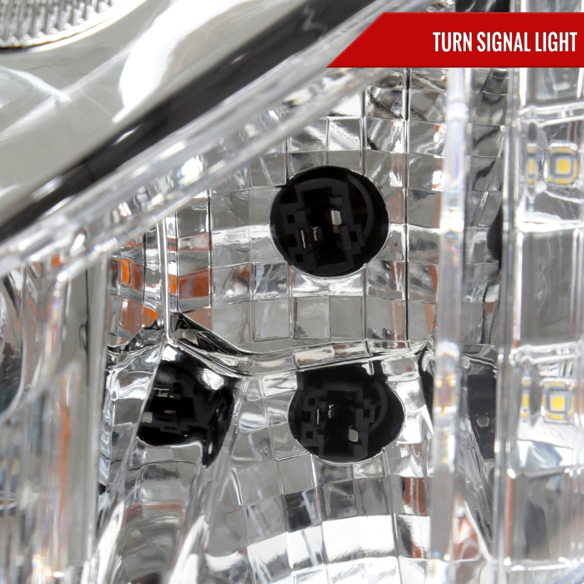 2010-2016 Cadillac SRX Projector Headlights (Chrome Housing/Clear Lens)