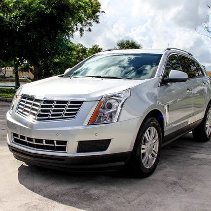 2010-2016 Cadillac SRX Projector Headlights (Chrome Housing/Clear Lens)