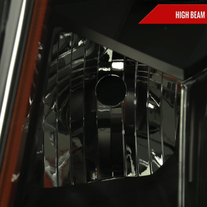 2010-2016 Cadillac SRX Projector Headlights (Matte Black Housing/Smoked Lens)