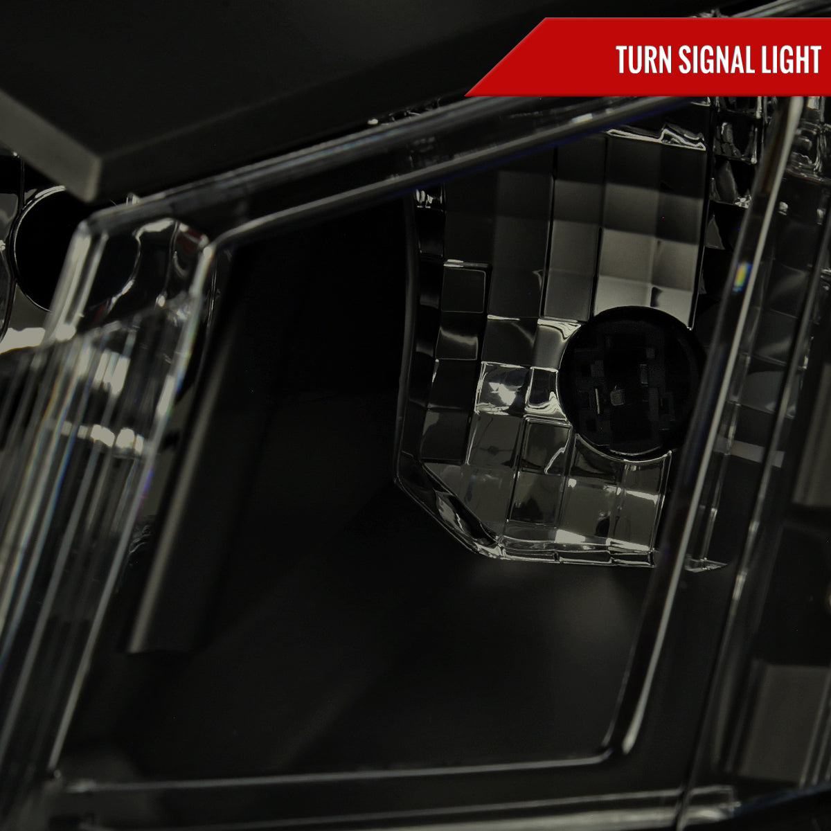 2010-2016 Cadillac SRX Projector Headlights (Matte Black Housing/Smoked Lens)