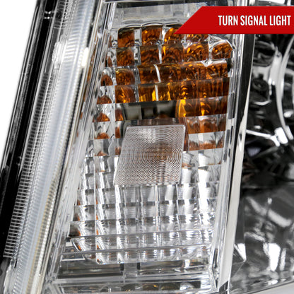 2005-2011 Toyota Tacoma LED Bar Projector Headlights (Chrome Housing/Clear Lens)