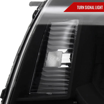 2005-2011 Toyota Tacoma Retro Style Projector Headlights (Matte Black Housing/Clear Lens)