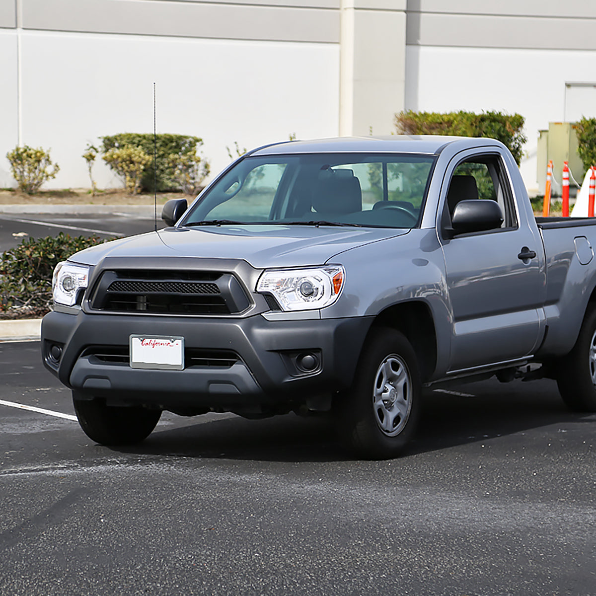 2012-2015 Toyota Tacoma LED C-Bar Projector Headlights (Chrome Housing/Clear Lens)