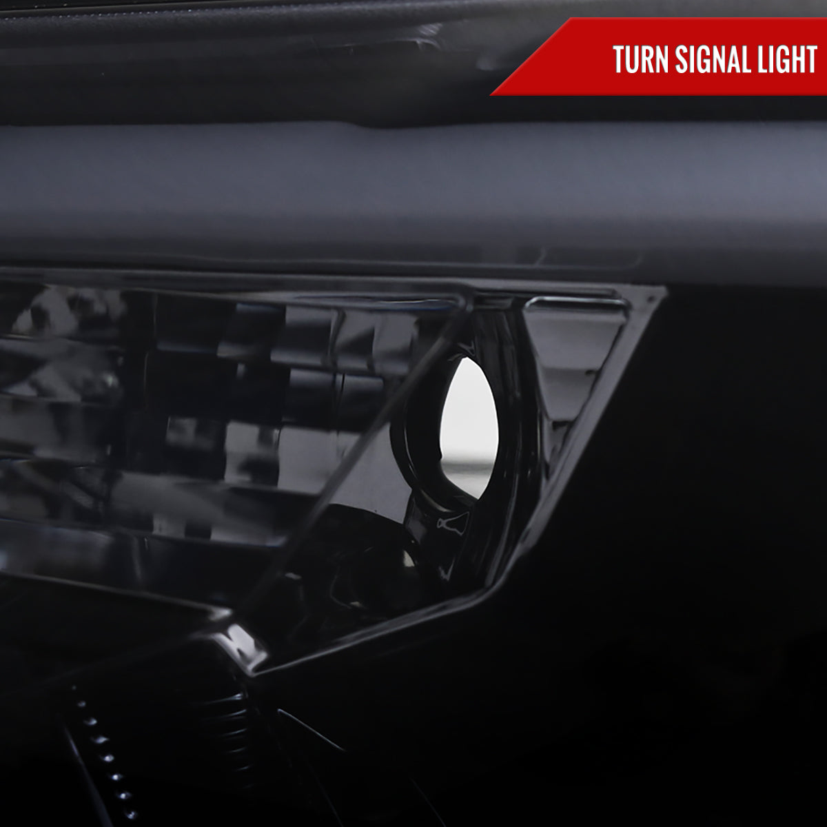 2012-2015 Toyota Tacoma LED C-Bar Projector Headlights (Glossy Black Housing/Smoked Lens)
