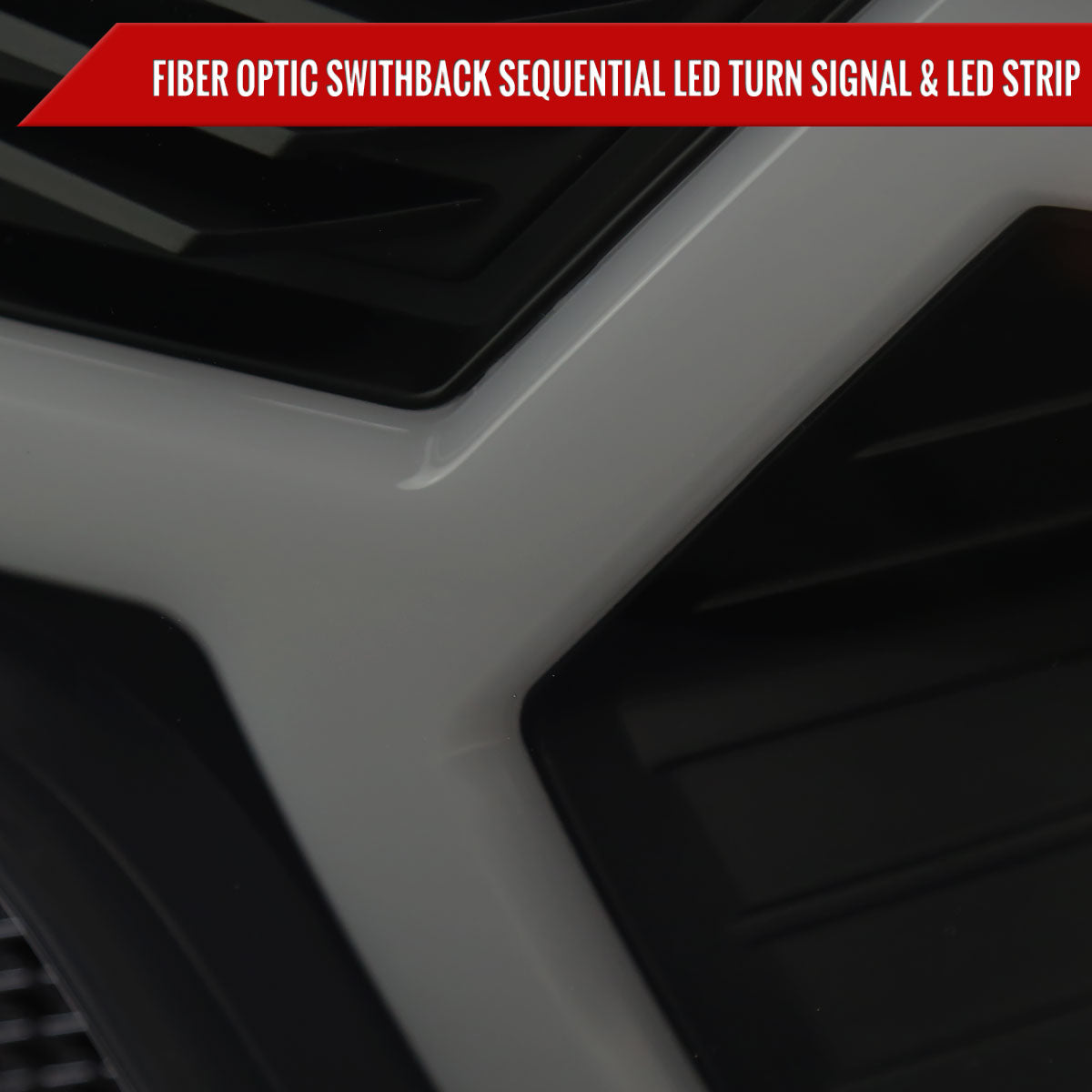2012-2015 Toyota Tacoma Switchback Sequential LED Bar Projector Headlights (Matte Black Housing/Smoked Lens)
