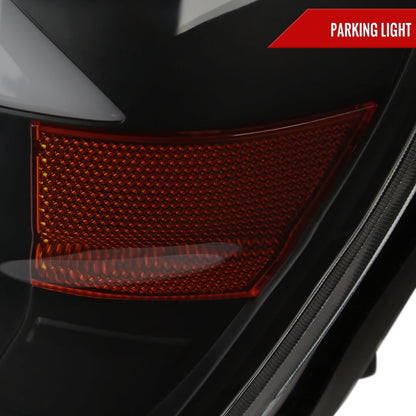 2012-2015 Toyota Tacoma Switchback Sequential LED Bar Projector Headlights (Matte Black Housing/Smoked Lens)