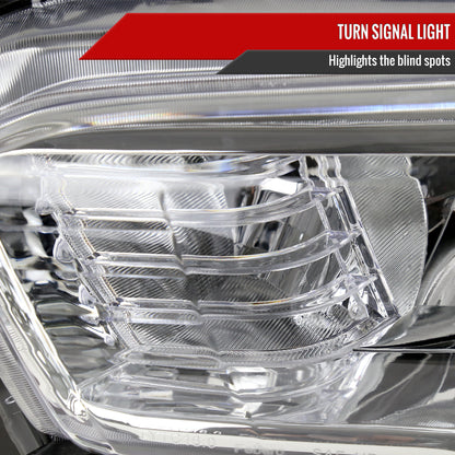 2016-2023 Toyota Tacoma Chrome Housing Clear Lens Projector Headlight - Driver Side Only