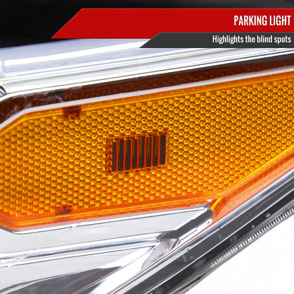 2016-2023 Toyota Tacoma Chrome Housing Clear Lens Projector Headlight - Driver Side Only