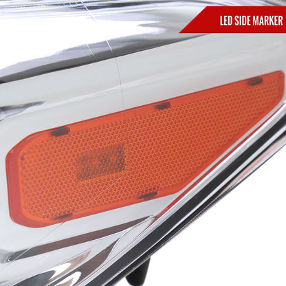 2016-2023 Toyota Tacoma Switchback Sequential LED Bar Projector Headlights (Chrome Housing/Clear Lens)