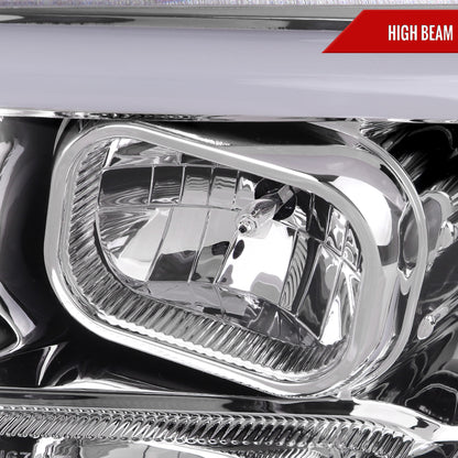 2016-2023 Toyota Tacoma Switchback LED C-Bar Projector Headlights (Chrome Housing/Clear Lens)