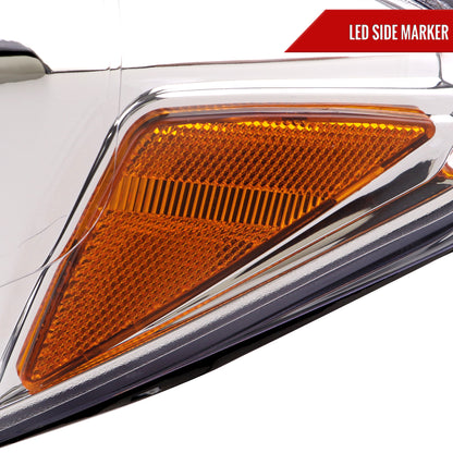 2016-2023 Toyota Tacoma Switchback LED C-Bar Projector Headlights (Chrome Housing/Clear Lens)