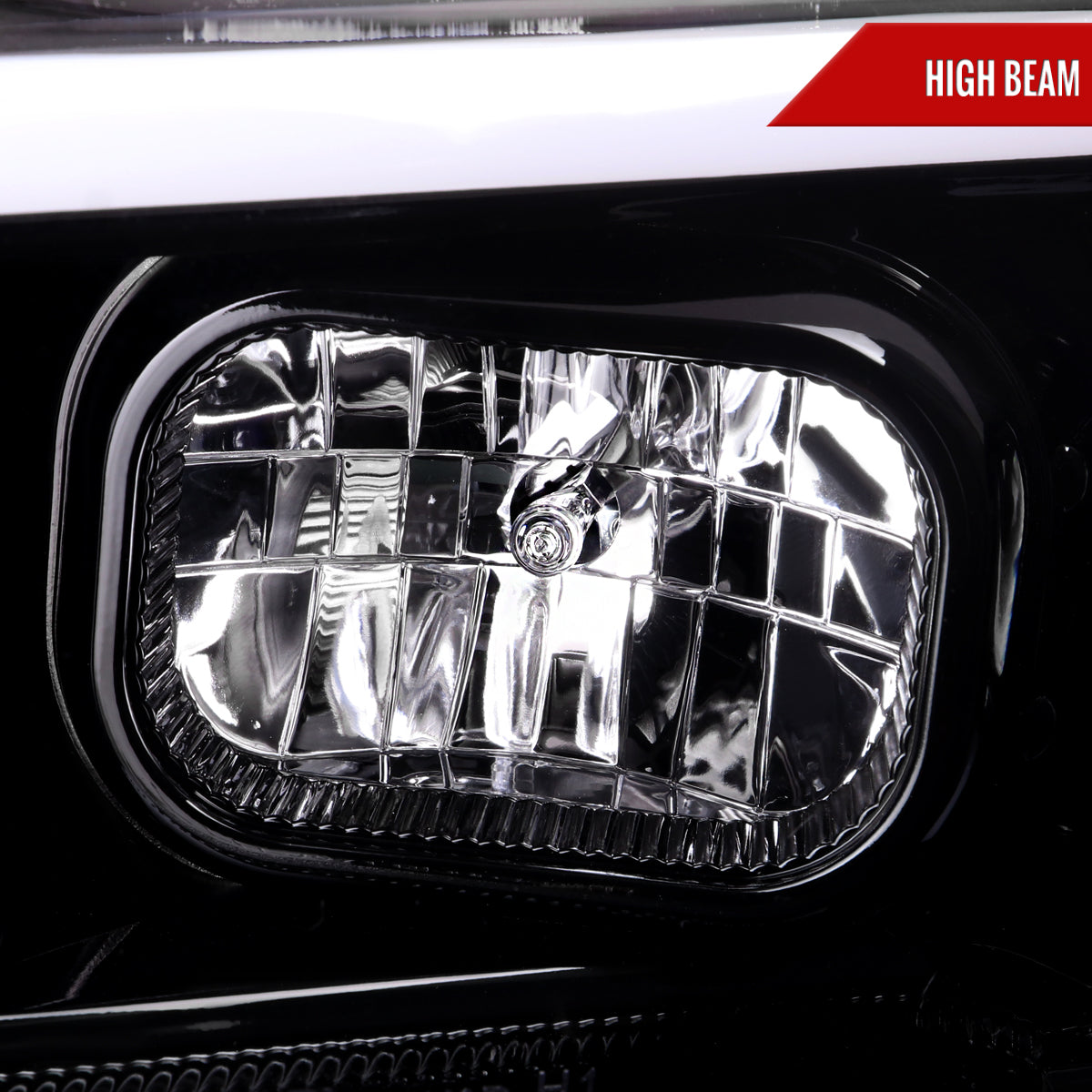 2016-2023 Toyota Tacoma Switchback LED C-Bar Projector Headlights (Glossy Black Housing/Clear Lens)