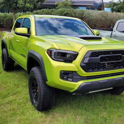2016-2023 Toyota Tacoma Switchback LED C-Bar Projector Headlights (Glossy Black Housing/Smoked Lens)