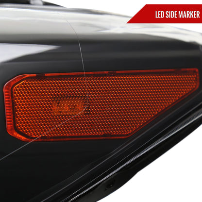 2016-2023 Toyota Tacoma Switchback Sequential LED Bar Projector Headlights (Matte Black Housing/Clear Lens)