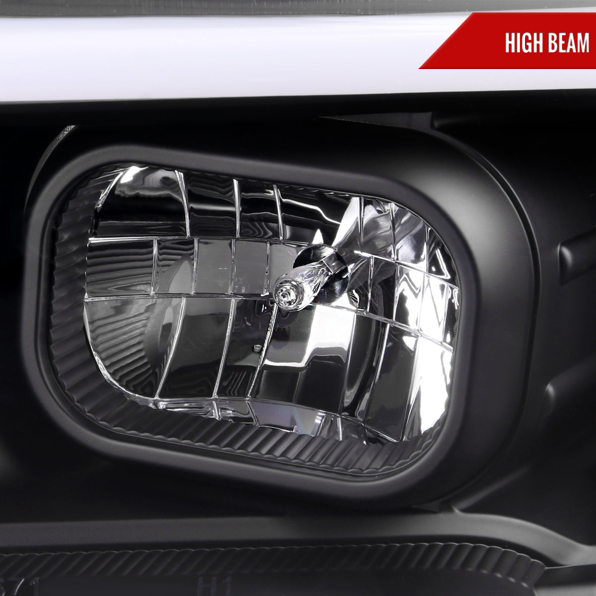 2016-2023 Toyota Tacoma Switchback LED C-Bar Projector Headlights (Matte Black Housing/Clear Lens)
