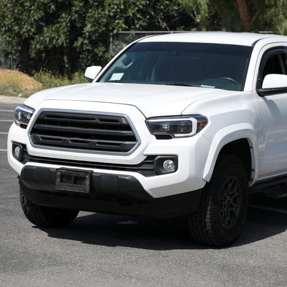 2016-2023 Toyota Tacoma Switchback LED C-Bar Projector Headlights (Matte Black Housing/Clear Lens)