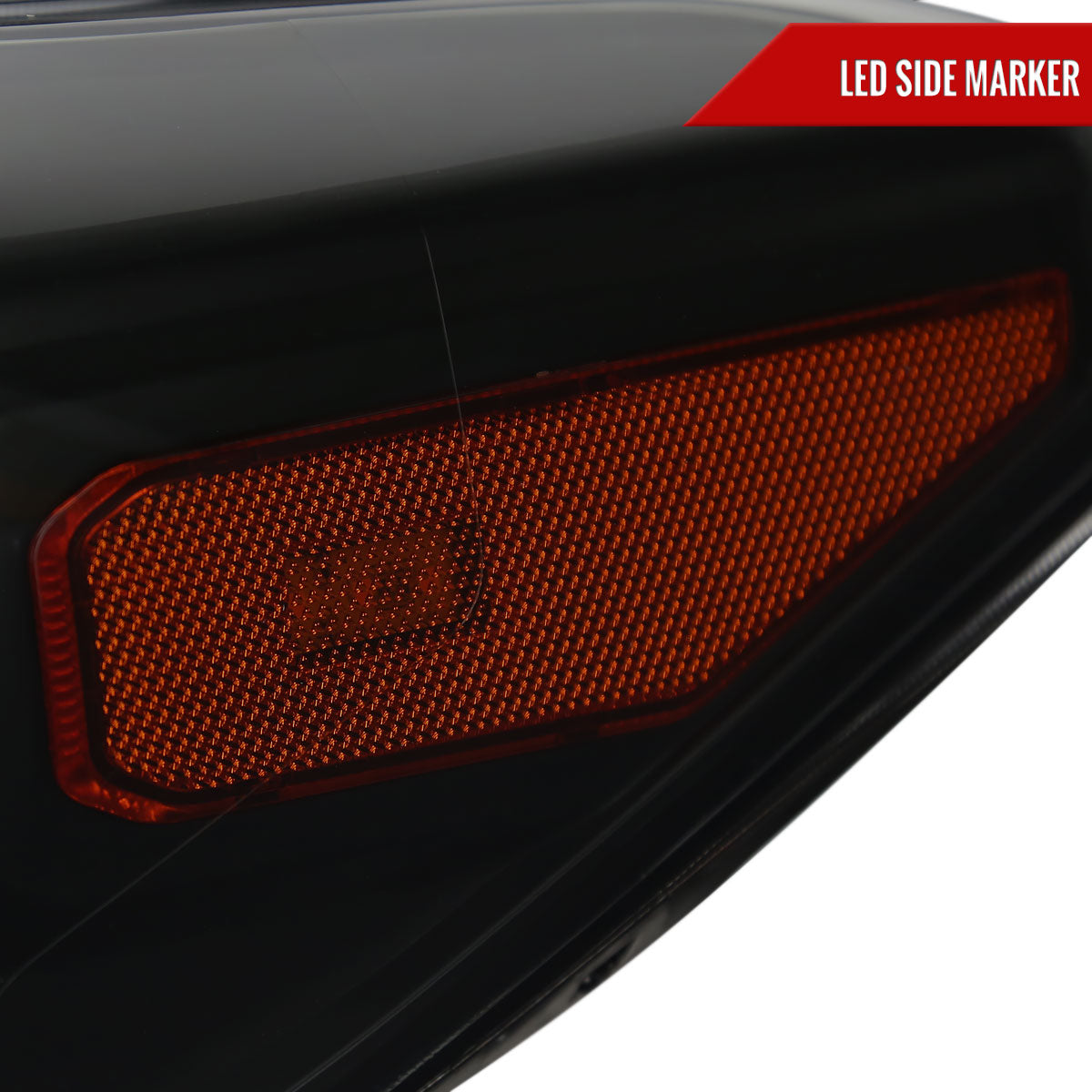 2016-2023 Toyota Tacoma Switchback Sequential LED Bar Projector Headlights (Black Housing/Smoked Lens)