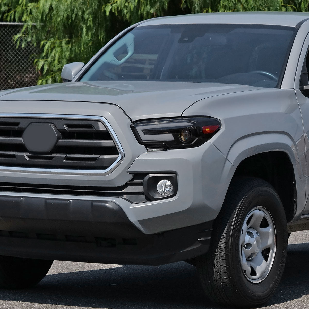 2016-2023 Toyota Tacoma Switchback Sequential LED Bar Projector Headlights (Black Housing/Smoked Lens)
