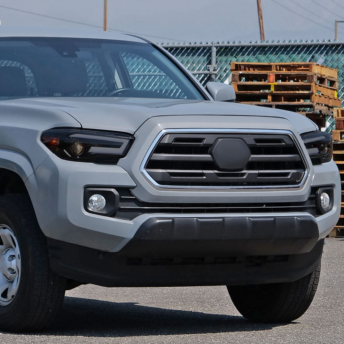 2016-2023 Toyota Tacoma Switchback Sequential LED Bar Projector Headlights (Black Housing/Smoked Lens)