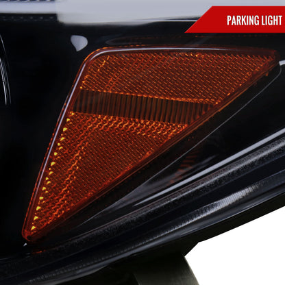 2005-2010 Scion tC Dual Halo Projector Headlights (Glossy Black Housing/Smoked Lens)