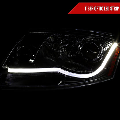 1999-2006 Audi TT LED Bar Projector Headlights (Chrome Housing/Smoked Lens)