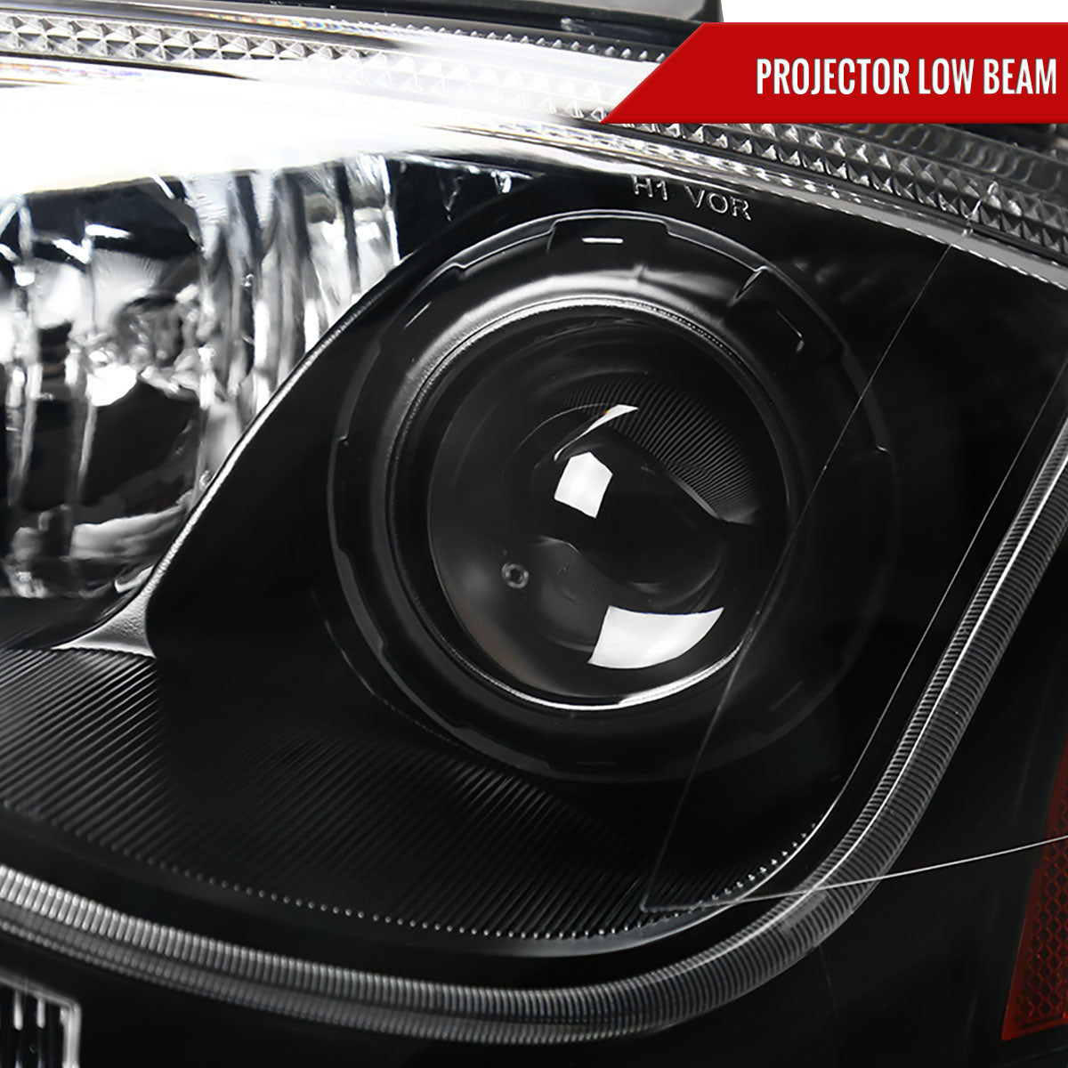 1999-2006 Audi TT LED Bar Projector Headlights (Matte Black Housing/Clear Lens)