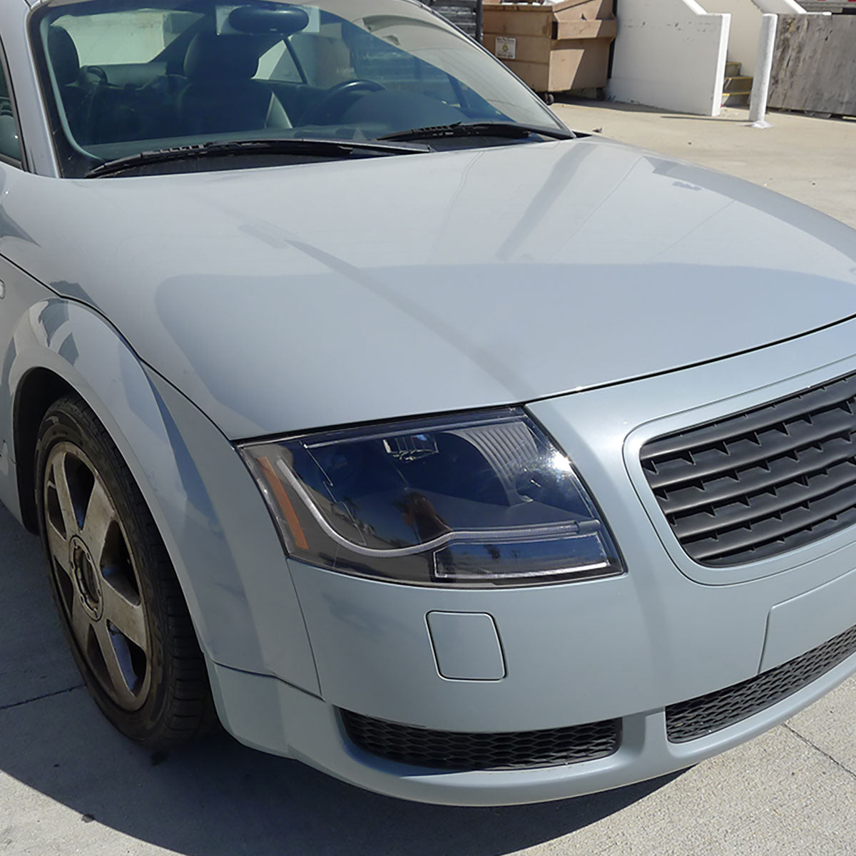 1999-2006 Audi TT LED Bar Projector Headlights (Matte Black Housing/Clear Lens)