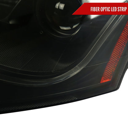 1999-2006 Audi TT LED Bar Projector Headlights (Black Housing/Smoked Lens)