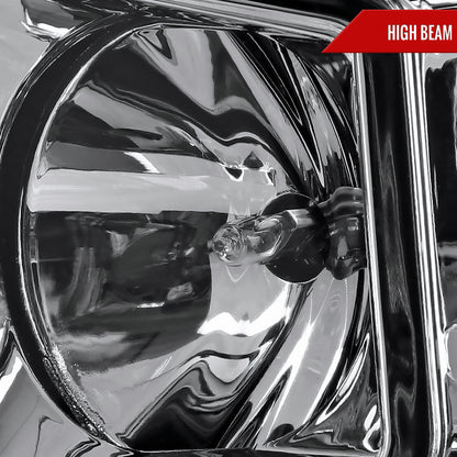 2007-2013 Toyota Tundra/ 2008-2017 Sequoia LED C-Bar Projector Headlights (Chrome Housing/Clear Lens)