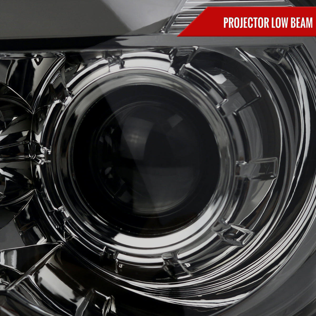 2007-2013 Toyota Tundra/ 2008-2017 Sequoia Switchback Sequential LED C-Bar Projector Headlights (Chrome Housing/Smoked Lens)