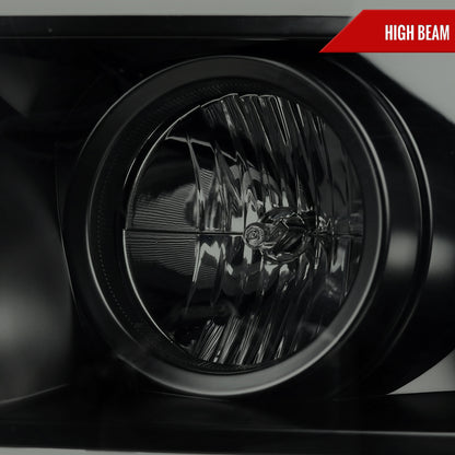 2007-2013 Toyota Tundra/ 2008-2017 Sequoia Switchback Sequential LED C-Bar Projector Headlights (Black Housing/Smoked Lens)