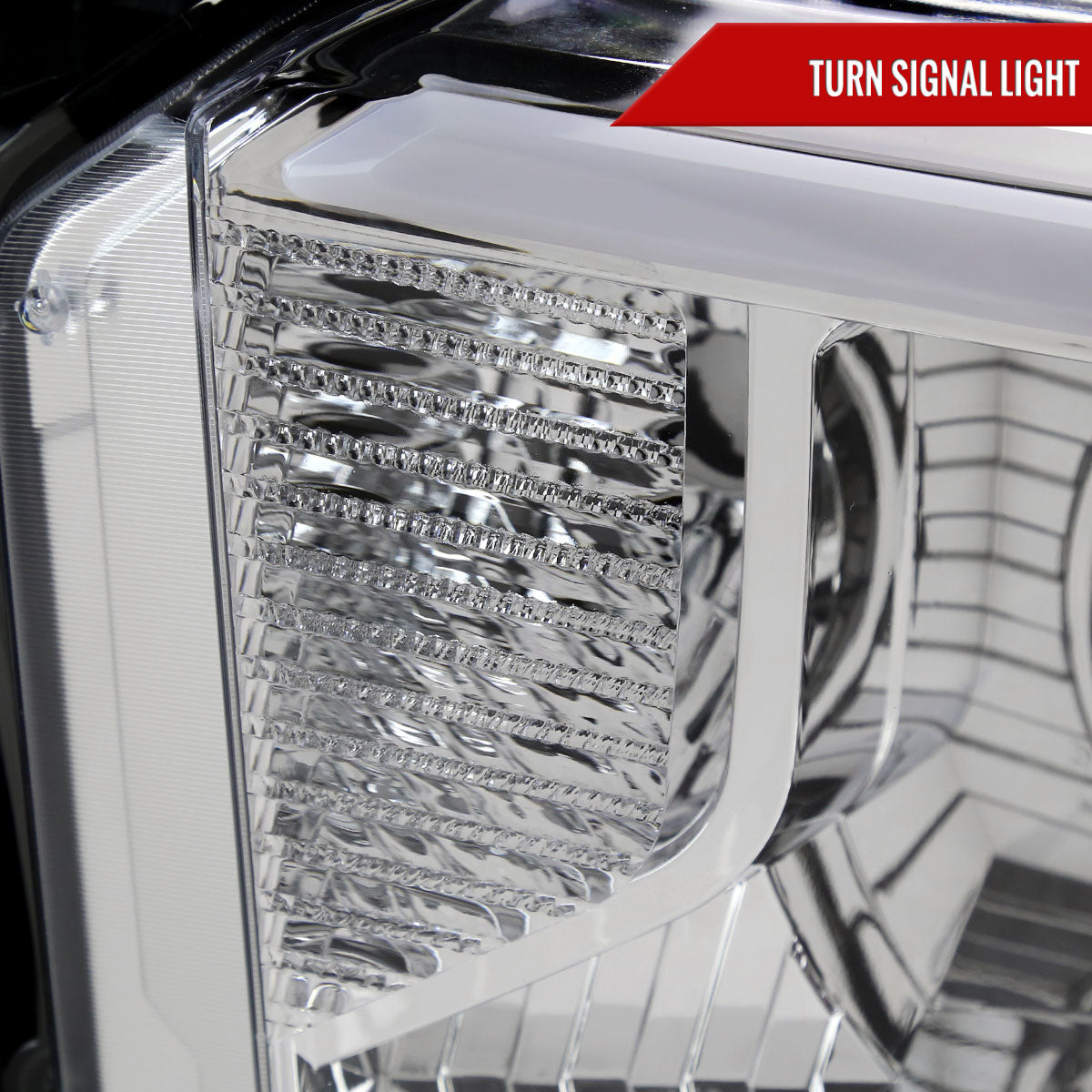 2014-2021 Toyota Tundra LED Projector Headlights (Chrome Housing/Clear Lens)
