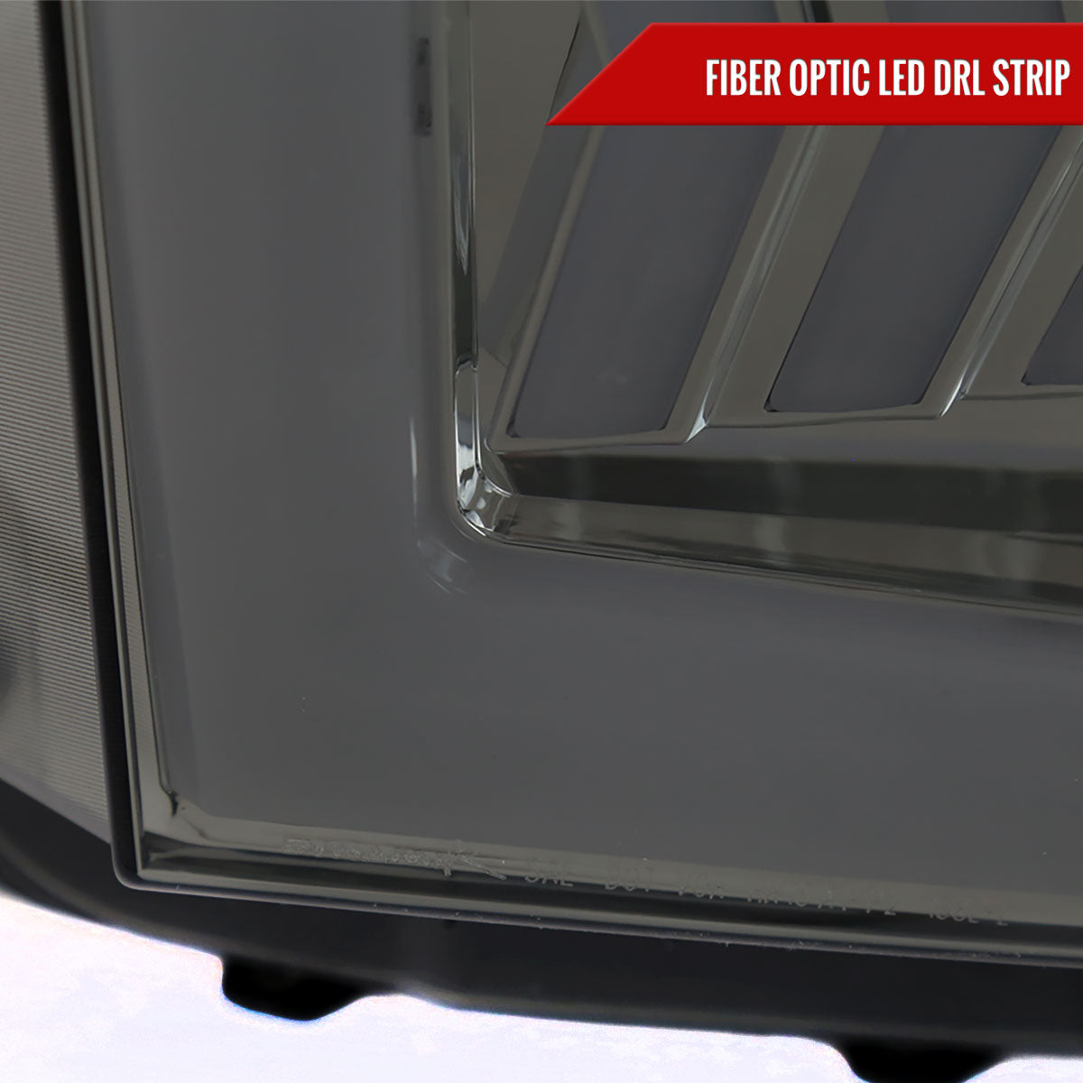 2014-2021 Toyota Tundra LED C-Bar Projector Headlights w/ Sequential Arrow Turn Signals (Chrome Housing/Smoked Lens)
