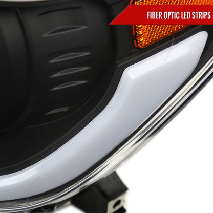 2014-2021 Toyota Tundra LED Projector Headlights (Matte Black Housing/Clear Lens)