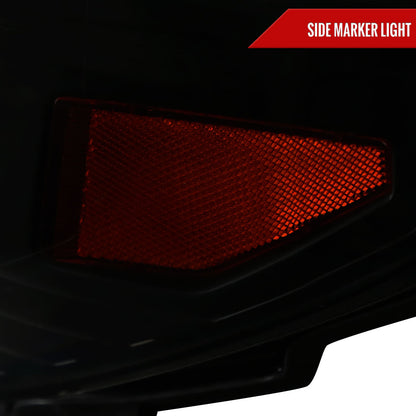 2014-2021 Toyota Tundra LED C-Bar Projector Headlights w/ Sequential Arrow Turn Signals (Black Housing/Smoked Lens)