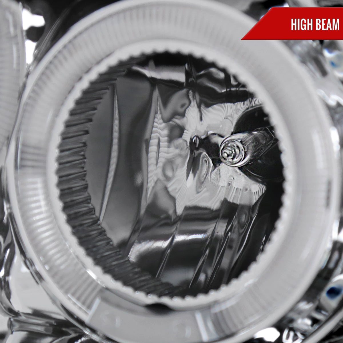 2005-2015 Nissan Xterra Dual Halo Projector Headlights (Chrome Housing/Clear Lens)