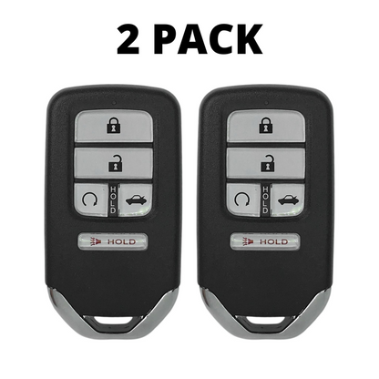 Honda Civic 2016-2021 5 Button Smart Key For KR5V2X | Aftermarket (2 Pack)