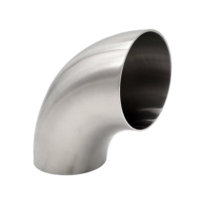 1.500" 16ga Tight Radius 90° Mandrel Bend- (1.909" CLR) - Brushed Finish - 304 Stainless