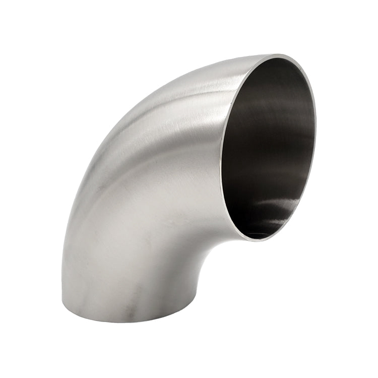 1.750" 16ga 90° Mandrel Bend - (2.250" CLR) - Brushed Finish - 304 Stainless
