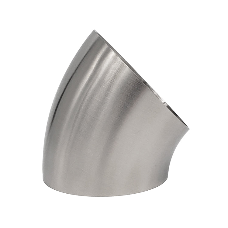 1.750" OD x 0.039" (1mm) Tight Radius 45° Mandrel Bend - (1.750" CLR) - CP1 Titanium
