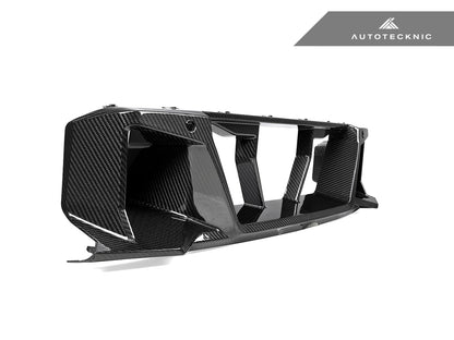 AutoTecknic Dry Carbon Corsa Center Bumper Trim - BMW G87 M2