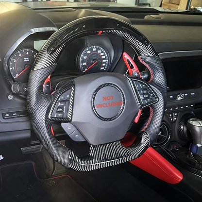 Smart LED Carbon Fiber Steering Wheel for Chevy Camaro SS 2016-2024