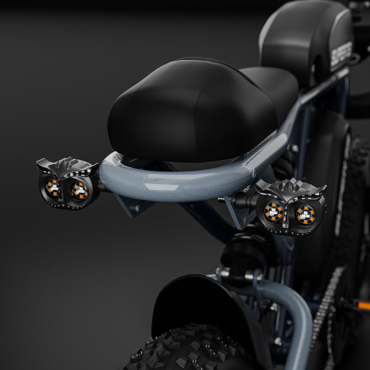 Owl-Shaped LED Turn Signal Lights for Super73 Electric Bikes