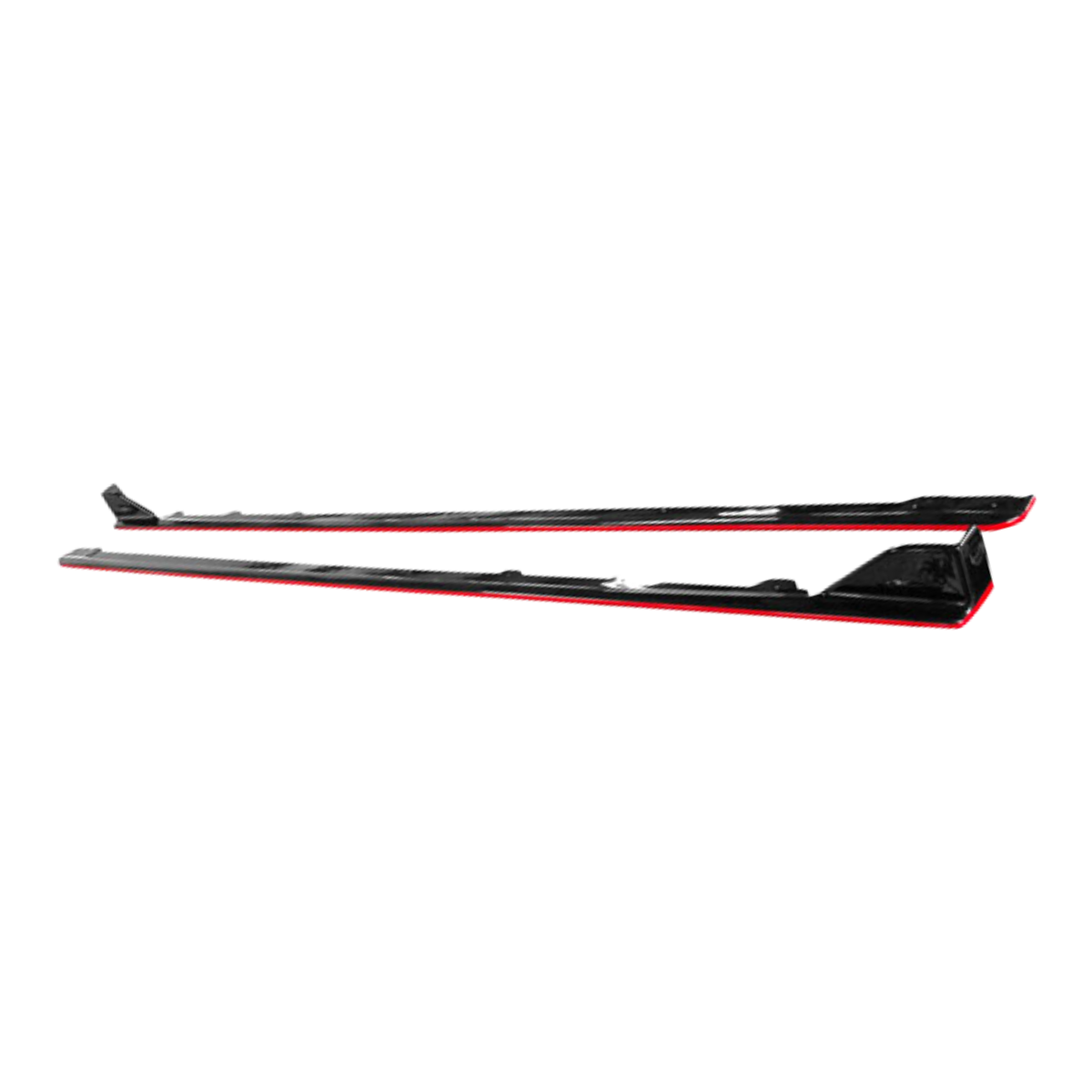 JDMuscle [15-17 WRX/STI] OEM / STI Style Aero Kit Gloss Black with Color Accent *Special Order*