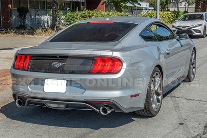2015-2023 Ford Mustang Muffler Axle Back Dual Burnt Tips Exhaust