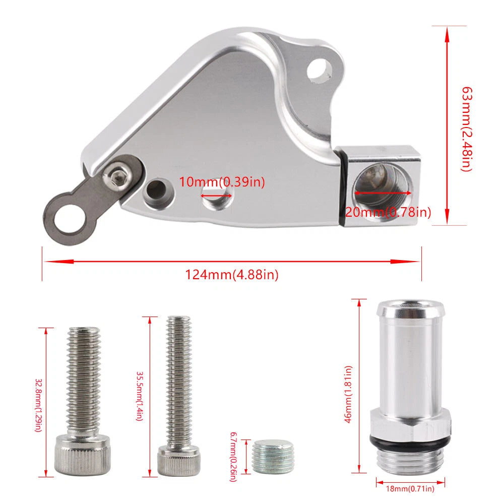 GEN Performance K-Series Intake Manifold Coolant Adapter Plate – K20 Manifold to K24 Head